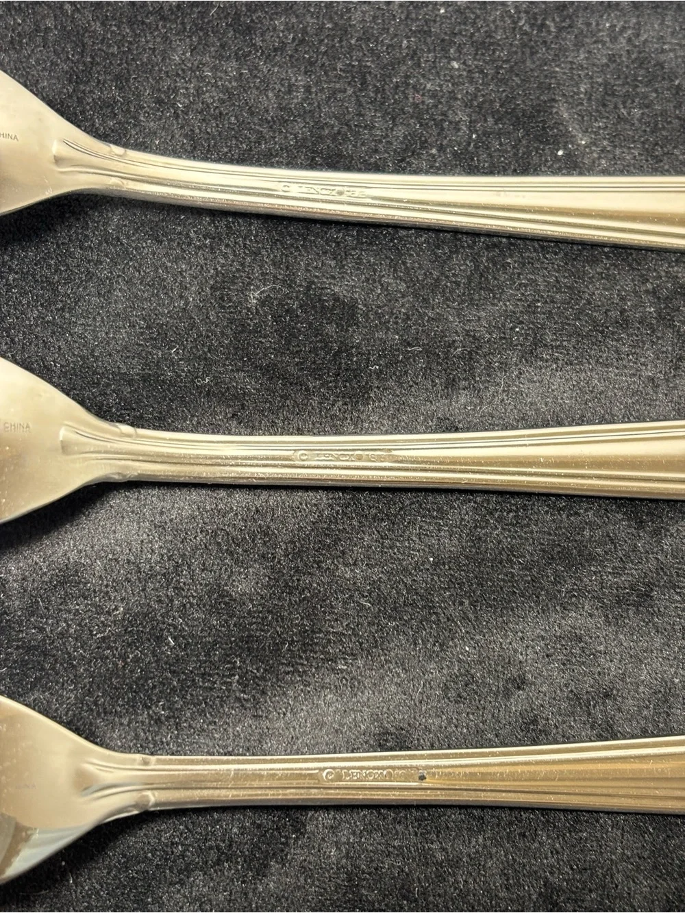 Lenox Dinner Forks Flatware Stainless Set of 3 Metropolitan Dining Replacements